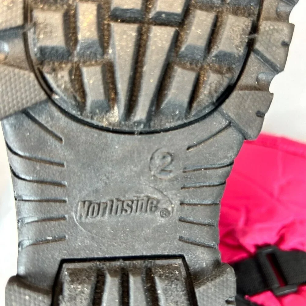 Northside Frosty Size 2 Kids Snow Boot Pink Insulted Outdoors